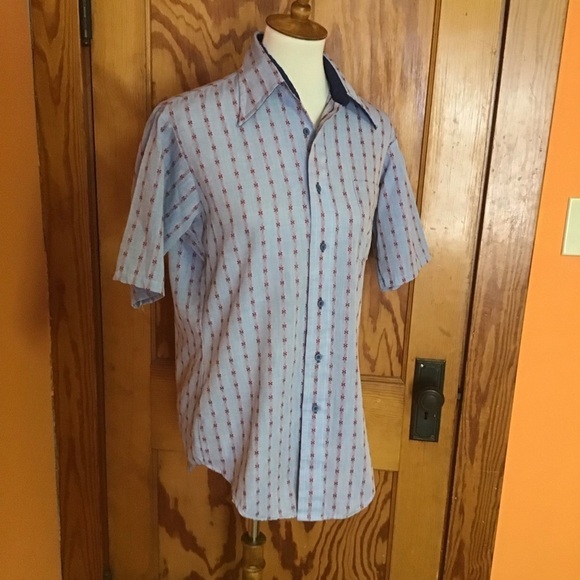 3 for 20 $ bundle Vintage 70s Van Heusen Double Identity BF  Big Collar Shirt - Picture 8 of 12